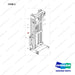 400321-01074 MAST AR.; FFT,  MFH 6500, OAL - full parts diagram, item 2 marked - genuine Doosan / Bobcat forklift part