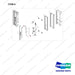 400321-01508 MAST AR.; FFT,  MFH 4805, OAL - full parts diagram, item 6 marked - genuine Doosan / Bobcat forklift part
