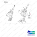 400322-00083 STEERING GROUP - full parts diagram, item 4 marked - genuine Doosan / Bobcat forklift part