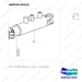 400334-00310 TILT CYLINDER GROUP, 5/7 - parts diagram, item 1 shown - genuine Doosan / Bobcat forklift part