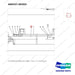 400337-00303 CYLINDER,HYDRAULIC;CABIN - parts diagram, item 2 shown - genuine Doosan / Bobcat forklift part
