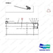 400337-01052 Cylinder-Fork Mover - parts diagram, item 2 shown - genuine Doosan / Bobcat forklift part