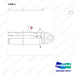 400337-01667 CYLINDER ASSY,TILT - parts diagram, item 2 shown - genuine Doosan / Bobcat forklift part