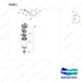 400403-00758C MUFFLER GROUP;DN03,TIER4 - parts diagram, item 2 shown - genuine Doosan / Bobcat forklift part