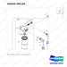 400404-00018A OIL FILTER - parts diagram, item 5-1 shown - genuine Doosan / Bobcat forklift part