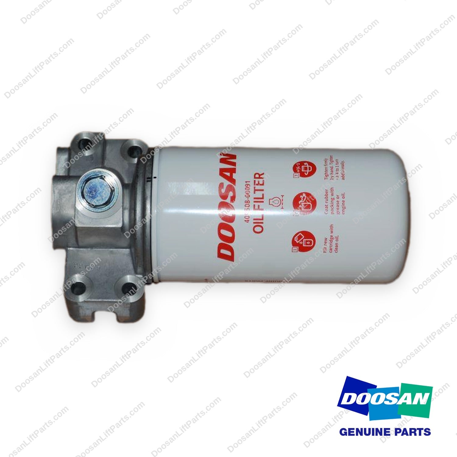 Filter Complete ASSY,Eng Oil - Doosan Forklift Part 400404-00071A