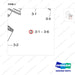 400404-00184 OIL FILTER - parts diagram, item 3 shown - genuine Doosan / Bobcat forklift part