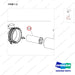 400504-00378 AIR CLEANER,2-2.5T - parts diagram, item 1-2 shown - genuine Doosan / Bobcat forklift part