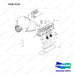 400504-00442 HEAD COVER GP - full parts diagram, item 10-03 marked - genuine Doosan / Bobcat forklift part
