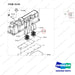 400504-00442 HEAD COVER GP - parts diagram, item 10-03 shown - genuine Doosan / Bobcat forklift part