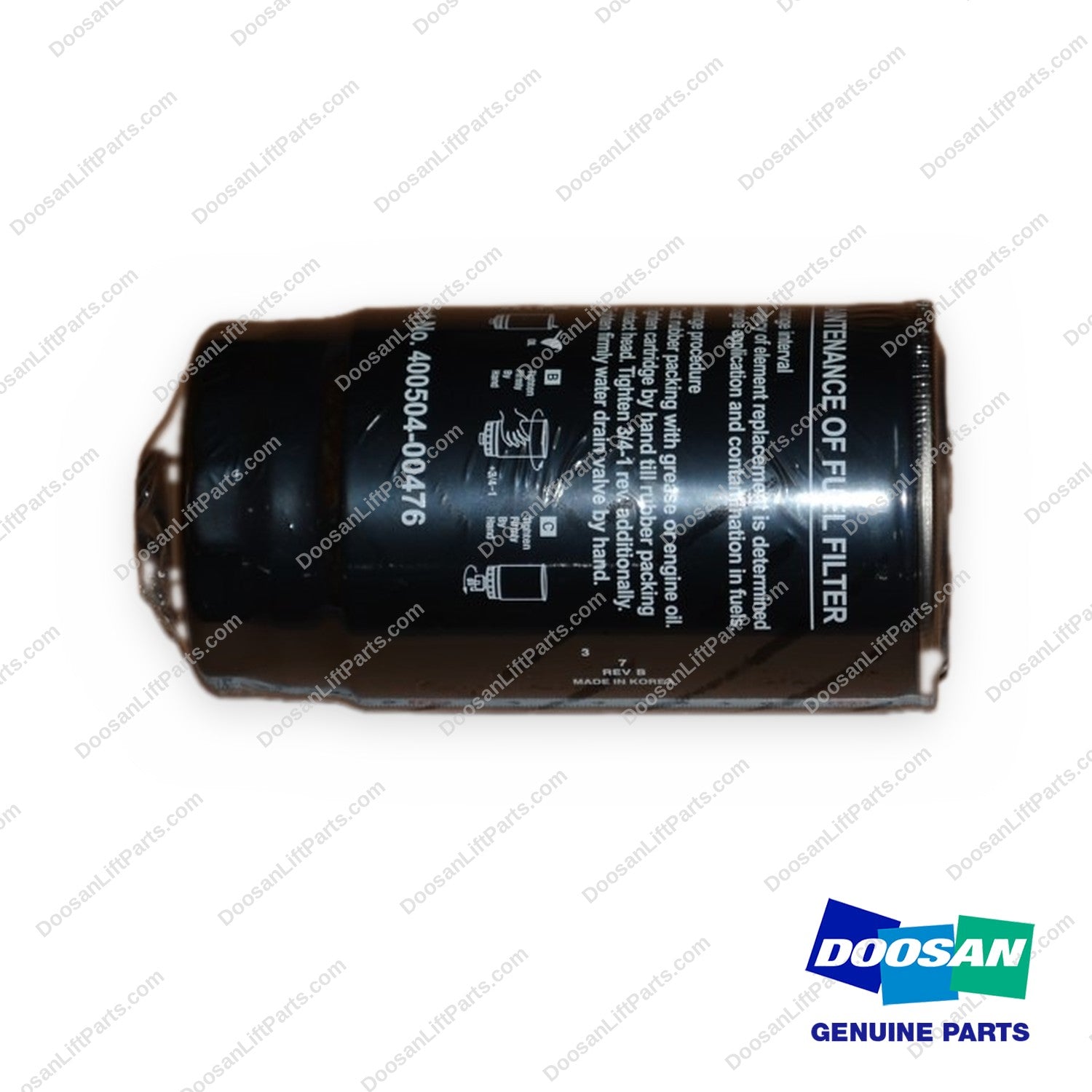 400504-00580 (replaces 400504-00476) - Bct Coaleser Type Fuel Filter Element - OEM Doosan Daewoo Bobcat