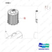 400504-00582 SPARE PART GP;4T - parts diagram, item 1 shown - genuine Doosan / Bobcat forklift part