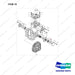 400602-01201 TRANSMISSION-SX(YQXD30D)  2 - full parts diagram, item 18 marked - genuine Doosan / Bobcat forklift part