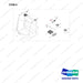 400602-01562 CAR AUDIO;DAB ANTENNA - full parts diagram, item 8 marked - genuine Doosan / Bobcat forklift part