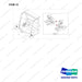 400602-01603 WORKING HEAD LAMP;LED ADDITIONER TWO,CAB - full parts diagram, item 12 marked - genuine Doosan / Bobcat forklift part