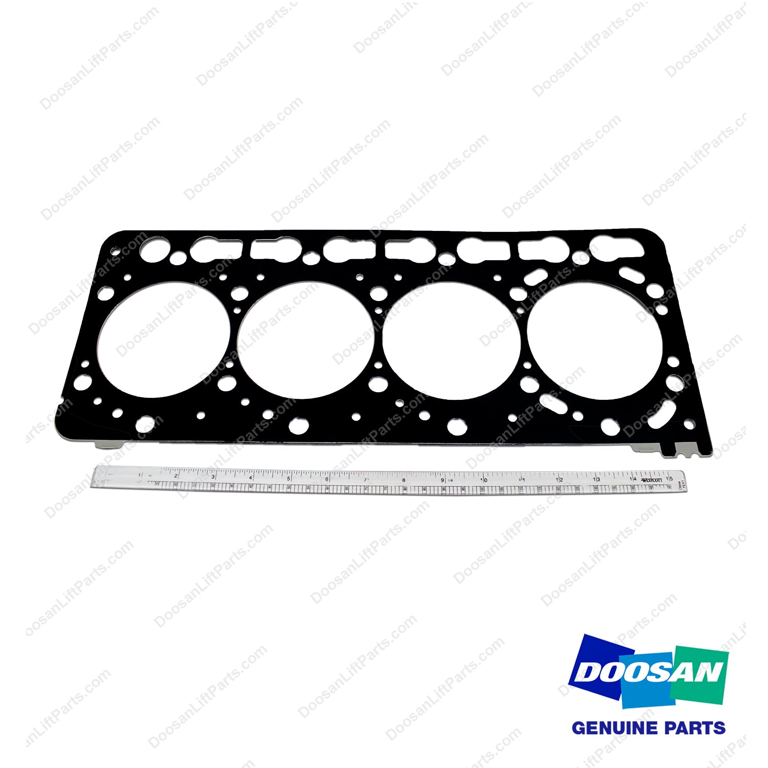 Gasket,Cyl Head(2 Notches) - Doosan Forklift Part 400603-00073