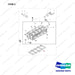 400603-00182 HEAD GROUP,CYLINDER - full parts diagram, item 2 marked - genuine Doosan / Bobcat forklift part