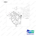 400613-00052 HOUSING GROUP,FLYWHEEL;DN03 - full parts diagram, item 7 marked - genuine Doosan / Bobcat forklift part
