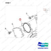 400613-00052 HOUSING GROUP,FLYWHEEL;DN03 - parts diagram, item 7 shown - genuine Doosan / Bobcat forklift part