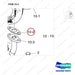 400623-00037 TURBOCHARGER - parts diagram, item 10-2 shown - genuine Doosan / Bobcat forklift part