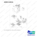 400815-00016 Air Conditioner Gp - full parts diagram, item 4 marked - genuine Doosan / Bobcat forklift part