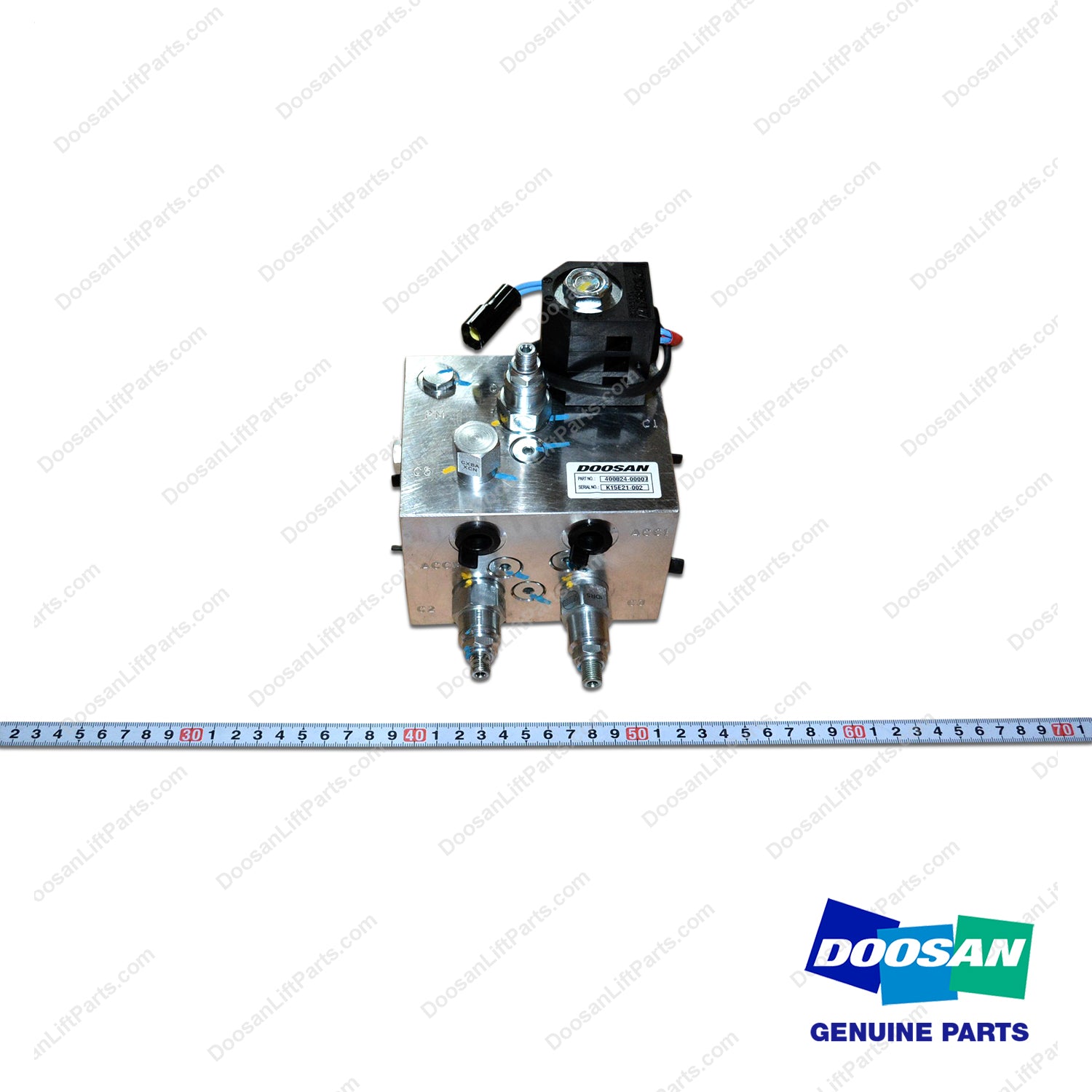 Manifold,Hydraulic;charging - Doosan Forklift Part 400824-00007