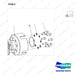 401002-02245 DRUM ASSY;FWD - parts diagram, item 2 shown - genuine Doosan / Bobcat forklift part