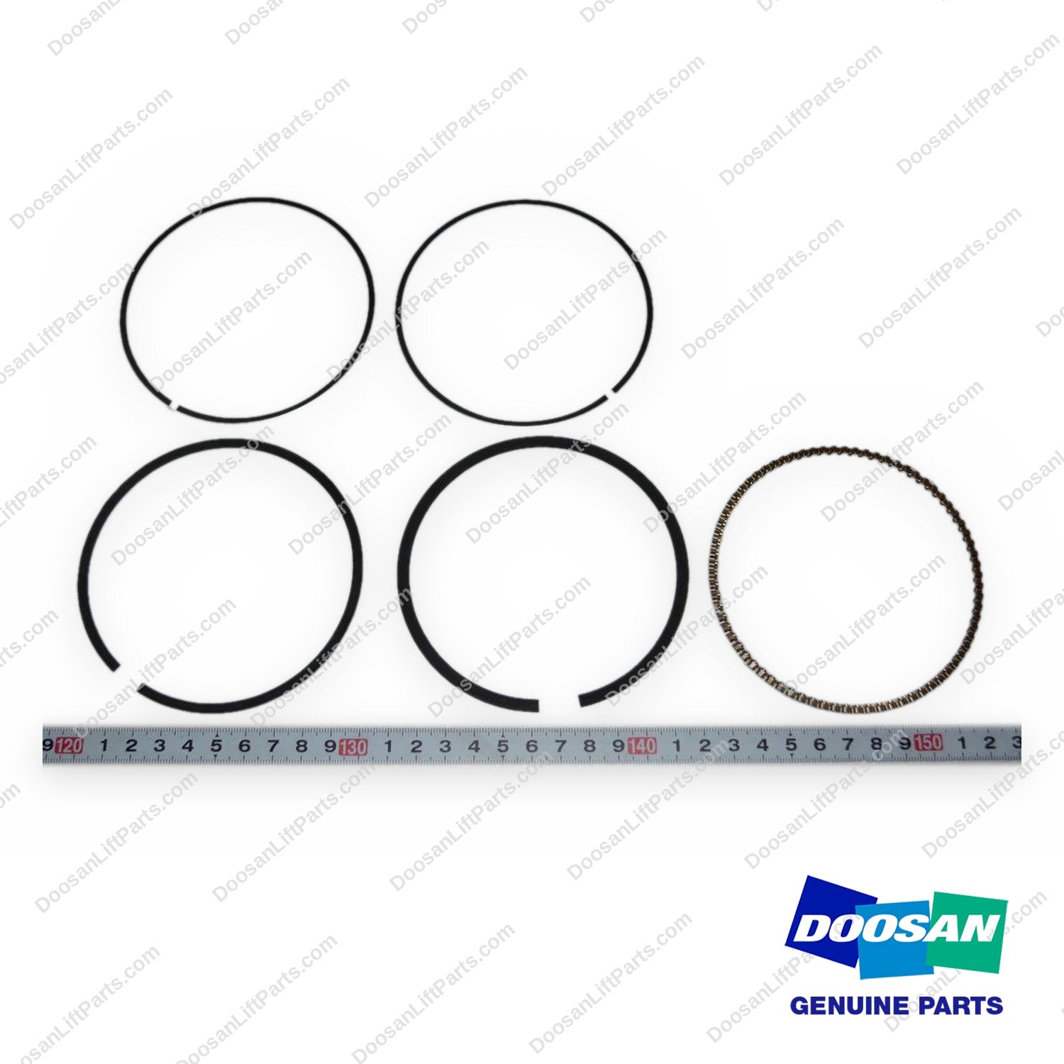 401004-00180 - 4.3L Piston Ring Set - OEM Doosan Daewoo Bobcat