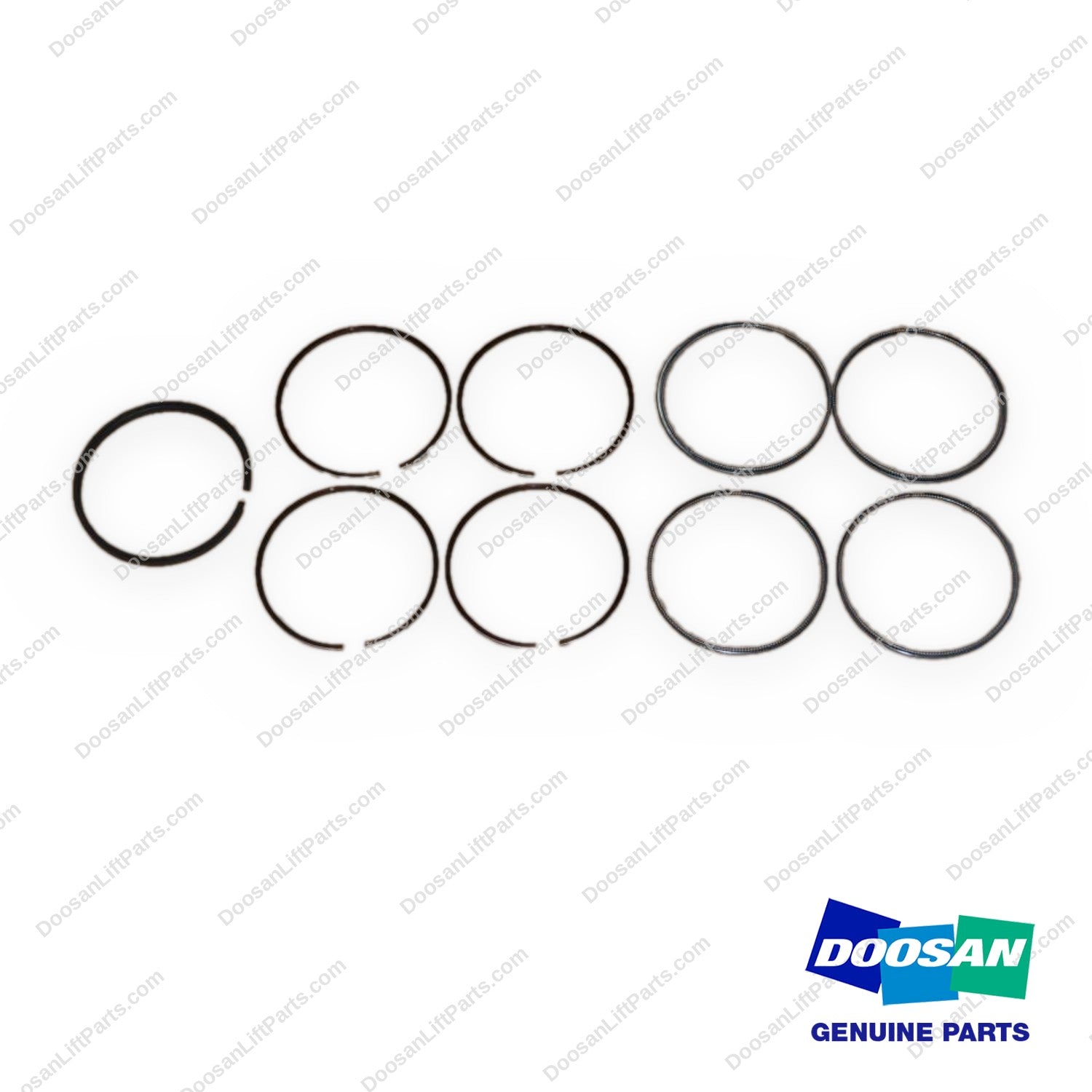401004-00193 - Piston Ring Set - OEM Doosan Daewoo Bobcat