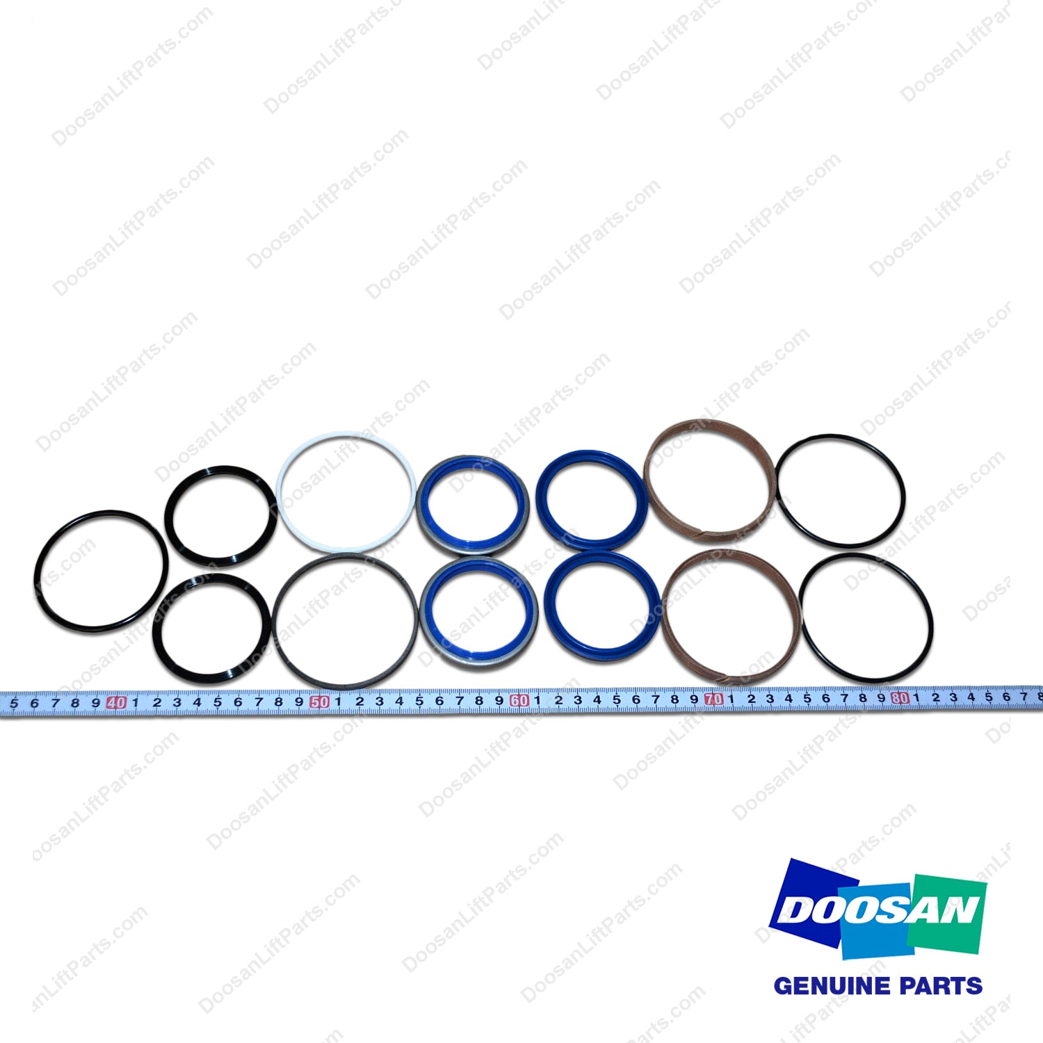 Seal Kit-Steer Cyl Grp - Doosan Forklift Part 401107-00888