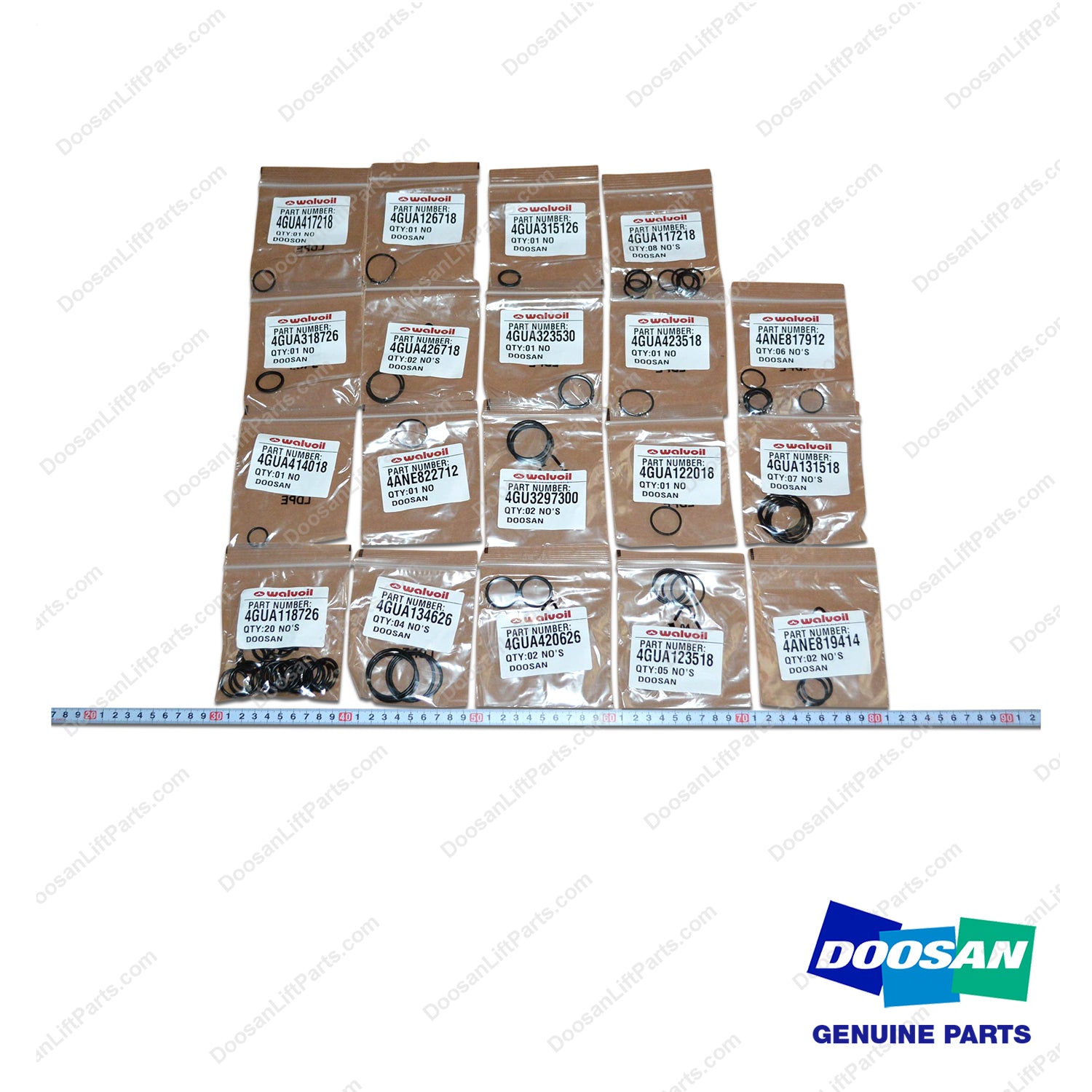 Seal KIT;3S - Doosan Forklift Part 401107-01039