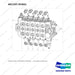 401107-01041 VALVE ASSY,CONTROL;5SPOOL - full parts diagram - genuine Doosan / Bobcat forklift part