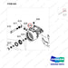 401109-00178 RETAINER;PARKING BRAKE - parts diagram, item 630 shown - genuine Doosan / Bobcat forklift part