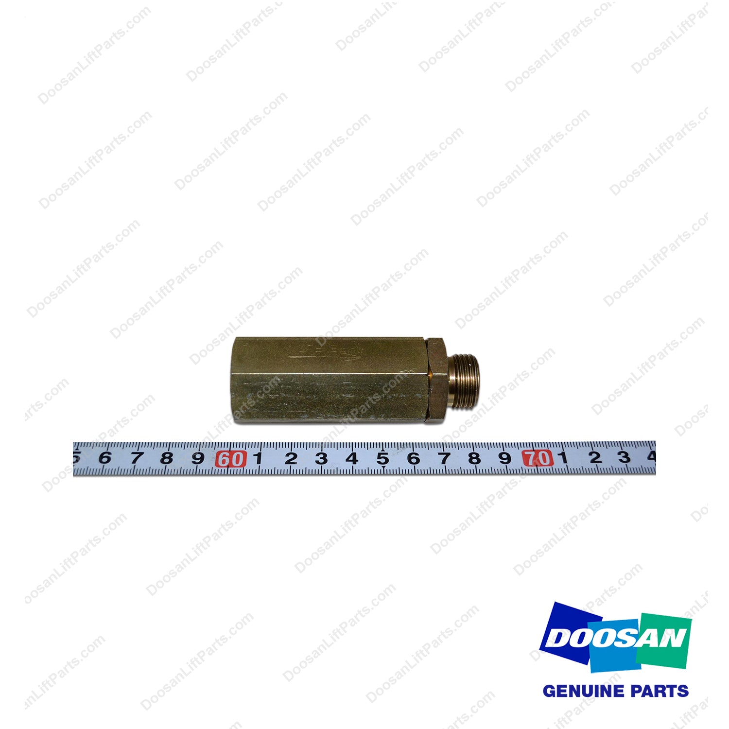 Valve,Check;by Pass - Doosan Forklift Part 410104-00046