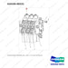 410105-00231 VALVE,MAIN CONTROL;2S - full parts diagram, item 5 marked - genuine Doosan / Bobcat forklift part