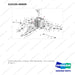 410105-00609 Control Valve Ass'y-3 Spool - OCD Type Brake - full parts diagram, item 1 marked - genuine Doosan / Bobcat forklift part