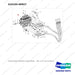 410105-00927 VALVE,MAIN CONTROL;SUB,4SPOOL - full parts diagram, item 1 marked - genuine Doosan / Bobcat forklift part