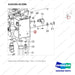 410105-01396 VALVE ASSY,CONTROL;2SEC - parts diagram, item 2 shown - genuine Doosan / Bobcat forklift part