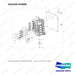 410105-01806 VALVE;MODULE,FINGERTIP,4WAY - full parts diagram, item 1 marked - genuine Doosan / Bobcat forklift part