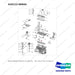 410112-00044 BASE ENGINE GROUP_01;GM3.0L - full parts diagram, item 49 marked - genuine Doosan / Bobcat forklift part