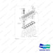 410112-00105 CYLINDER HEAD - full parts diagram - genuine Doosan / Bobcat forklift part