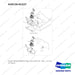 410116-01227 VALVE ARRANGEMENT;4SEC 4LEV;WITH FR - full parts diagram, item 1 marked - genuine Doosan / Bobcat forklift part