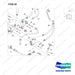 410116-02299 MAST OPERATING LINE GP;FINGERTIP W/GSS - parts diagram, item 20 shown - genuine Doosan / Bobcat forklift part
