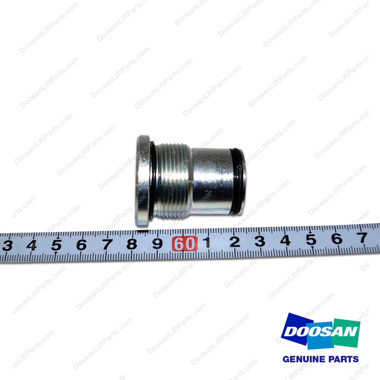 Valve,Plug - Doosan Forklift Part 410121-00006
