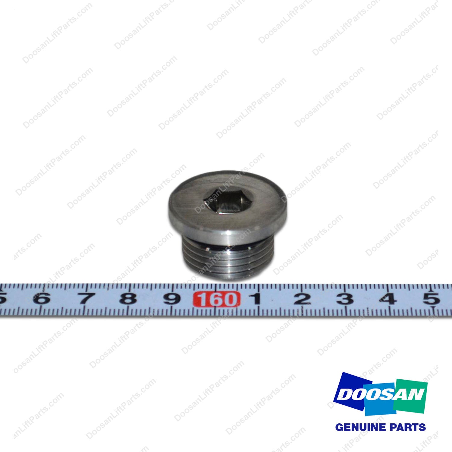 Valve,Plug - Doosan Forklift Part 410121-00008
