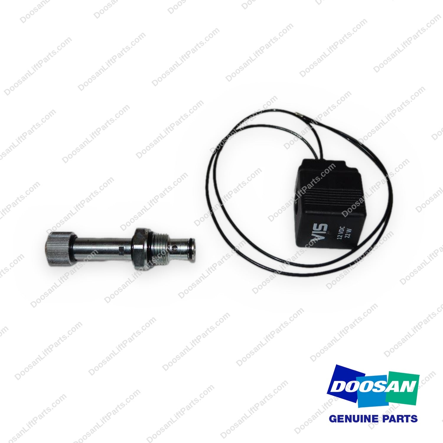 410135-01427 - N/c Solenoid Valve Assembly - OEM Doosan Daewoo Bobcat