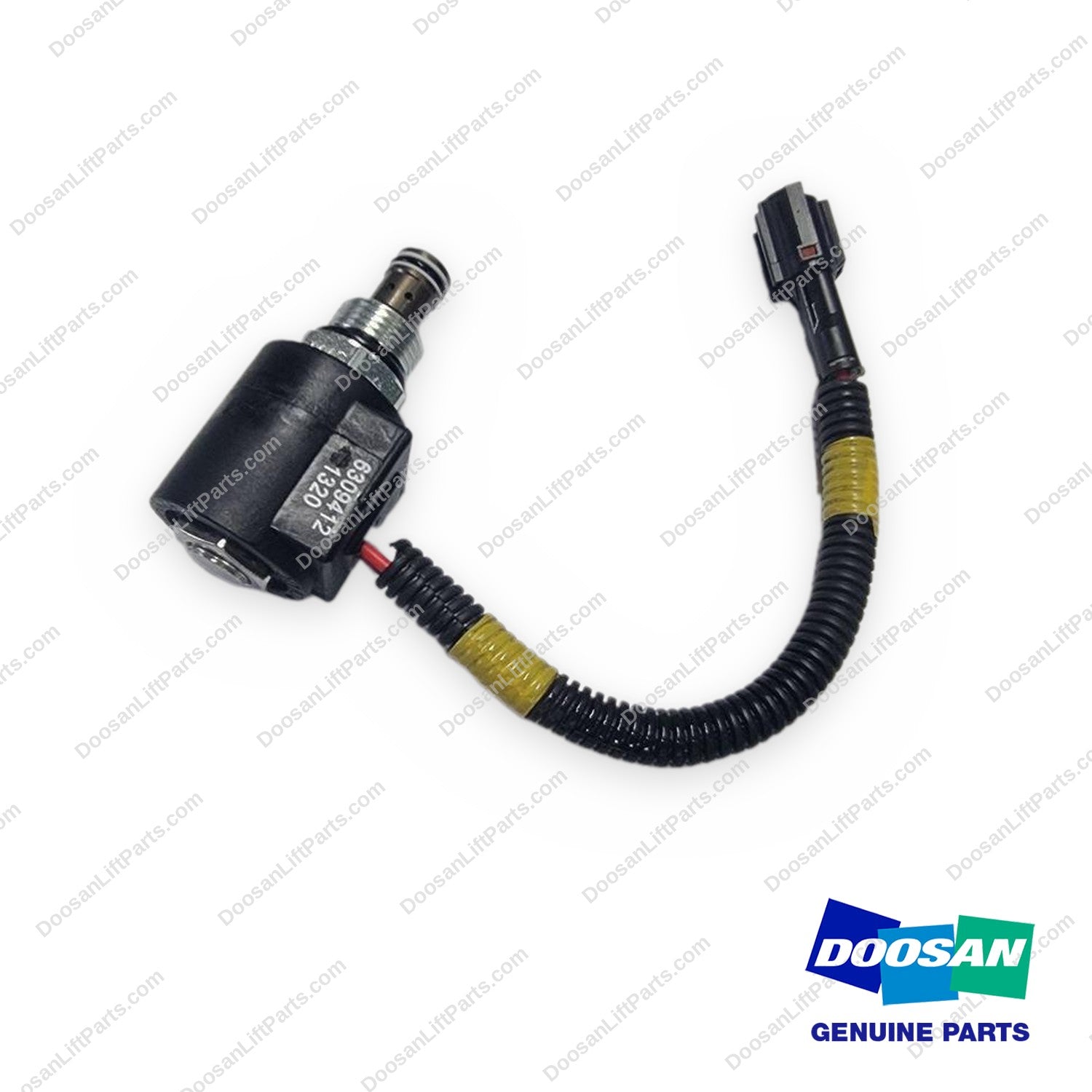 410135-01854 - Unloading Solenoid Valve Assembly - OEM Doosan Daewoo Bobcat