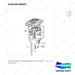 410149-00037 VALVE,FINGER TIP;ARRANGEMENT,3WAY,G18S-5 - parts diagram, item 1 shown - genuine Doosan / Bobcat forklift part
