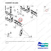 410207-01146 VALVE,MAIN CONTROL;FINGERTIP,4WAY - parts diagram, item 15 shown - genuine Doosan / Bobcat forklift part