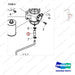 420101-00515A BREATHER - parts diagram, item 5 shown - genuine Doosan / Bobcat forklift part